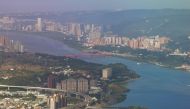 File photo: An aerial view of the landscape in Taipei, Taiwan, November 19, 2020. Reuters/Ann Wang/File Photo