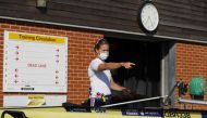 June 9, 2021 Great Britain's Helen Glover ahead of training Action Images via Reuters/Paul Childs