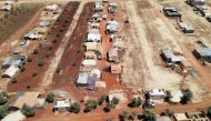 An aerial view shows tents at a camp for internally displaced people in northern Idlib, Syria, June 10, 2021. Picture taken with a drone June 10, 2021. REUTERS/Khalil Ashawi