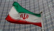 FILE PHOTO: An Iranian flag flutters in front of the International Atomic Energy Agency (IAEA) headquarters in Vienna, Austria, September 9, 2019. REUTERS/Leonhard Foeger
