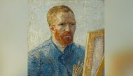 Self-portrait as a painter from 1888 by Vincent van Gogh (1853-1890) obtained on June 30, 2021. Courtesy of The Courtauld/Handout via REUTERS