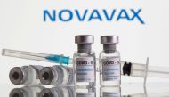Vials labelled 