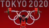 Shi Zhiyong of China in action. REUTERS/Edgard Garrido