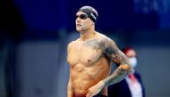 Tokyo 2020 Olympics - Swimming - Men's 100m Freestyle - Semifinal 1 - Tokyo Aquatics Centre - Tokyo, Japan - July 28, 2021. Caeleb Dressel of the United States REUTERS/Kai Pfaffenbach
