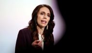 New Zealand Prime Minister Jacinda Ardern participates in a televised debate with National leader Judith Collins at TVNZ in Auckland, New Zealand, September 22, 2020. Fiona Goodall/Pool via REUTERS/File Photo