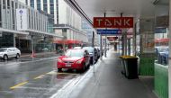 Lambton Quay is devoid of people on the first day of a lockdown to curb the spread of the coronavirus disease (COVID-19) in Wellington, New Zealand, August 18, 2021. Reuters/Praveen Menon
 