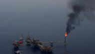 FILE PHOTO: Pemex oil platform 