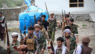 Men prepare for defense against the Taliban in Panjshir, Afghanistan August 22, 2021. Picture taken August 22, 2021. 