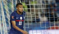 Soccer Football - World Cup - UEFA Qualifiers - Group D - France v Bosnia and Herzegovina - Stade de la Meinau, Strasbourg, France - September 1, 2021 France's Kylian Mbappe looks on REUTERS/Gonzalo Fuentes
