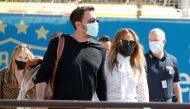 Jennifer lopez and Ben Affleck arrive in Venice the day before the screening of 