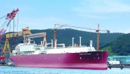 A photo of LNG carrier ‘Global Sea Spirit’.