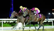 Jockey JP Guillambert guides Ernest Aldrich to victory. 
