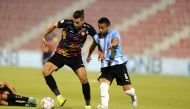 Action during the match between Umm Salal and Al Wakrah yesterday. Pic: Hussein Sayed 
