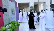 Minister of Municipality H E Dr. Abdullah bin Abdulaziz bin Turki Al Subaie touring associated exhibition held at 57th International Society of City and Regional Planners (ISOCARP) World Planning Congress.
