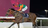 Al Shomos, helmed by Szczepan Mazur, races to big victory yesterday.