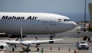  An Airbus A340-600 airplane of Mahan Air is seen at Simon Bolivar International Airport outside Caracas, Venezuela April 8, 2019. Reuters/Carlos Garcia Rawlins/File Photo