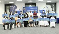 The winners of the AAB Chess Open FIDE Rated Tournament Edition 5 and officials pose for a photograph.