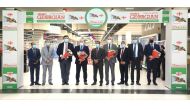 Deputy Minister of Foreign Affairs of Georgia, H E Alexander Khvtisiashvili; Ambassador of Georgia to Qatar, H E Nikoloz Revazishvili; Director of Lulu Group International Dr. Mohamed Althaf; and others at Lulu Hypermarket, Abu Sidra Mall, yesterday.