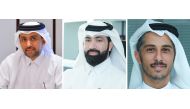 From left: Dr. Hassan Al Derham, Eng. Omar Ali Al Ansari, and Abdulla Al Misnad