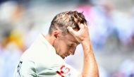 England's Joe Root reacts after his dismissal by Australia's Cameron Green for 89 runs during day 4 of the First Ashes Test Dave Hunt/AAP via REUTERS