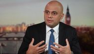 File photo of British Health Secretary Sajid Javid 