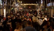 People walk along Francisco I. Madero pedestrian street as the coronavirus disease (COVID-19) pandemic continues, in downtown Mexico City, Mexico January 5, 2022.  Reuters/Luis Cortes