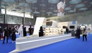 Al Jazeera Media Network pavilion at the 31st edition of the Doha International Book Fair (DIBF) at the Doha Exhibition and Convention Center.