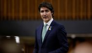 Canada's Prime Minister Justin Trudeau speaks in the House of Commons on Parliament Hill in Ottawa, Ontario, Canada February 28, 2022. REUTERS