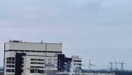 A view shows a damaged administrative building of the Zaporizhzhia nuclear power plant, amid the Russian invasion of Ukraine, in Enerhodar, the Zaporizhzhia region, Ukraine in this handout picture released March 4, 2022. Press service of National Nuclear Energy Generating Company Energoatom/Handout via REUTERS