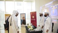 People visiting the career fair.