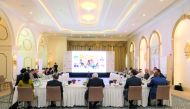 Industry leaders and experts during CEO Roundtable hosted by the Abdullah Bin Hamad Al-Attiyah International Foundation for Energy and Sustainable Development.