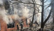 Image shows an apartment building after a rocket strike in Kramatorsk, Donetsk Oblast, Ukraine on March 18, 2022. (Courtesy of National Police of Ukraine/Handout via REUTERS)