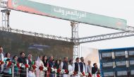Pakistani Prime Minister Imran Khan, chairman of the Pakistan Tehreek-e-Insaf (PTI) political party, along with party leaders attend a public rally in Islamabad, Pakistan March 27, 2022. Reuters/Akhtar Soomro