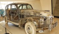 1936 Pontiac Plexiglass Deluxe Six “Ghost Car”. Pic: Salim Matramkot/The Peninsula