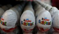 Kinder chocolate eggs are seen on display in a supermarket in Islamabad, Pakistan July 18, 2017. REUTERS/Caren Firouz/File Photo


