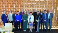 Academics during the Climate Policy Day at the HBKU's College of Public Policy.