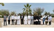 Officials and students during the event.