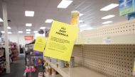 Empty shelves show a shortage of baby formula at a CVS store in San Antonio, Texas, U.S. May 10, 2022. REUTERS/Kaylee Greenlee Beal


