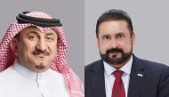 Deputy CEO - Business Support, Services and Human Resources at Ahlibank Mohamed Al Namla (left) and Visa’s Country Manager for Qatar Dr. Sudheer Nair