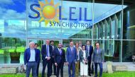 Qatari delegation at the SOLEIL Synchrotron research centre.