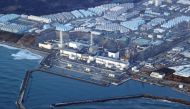 An aerial view shows the Fukushima Daiichi nuclear power plant following a strong earthquake, in Okuma town, Fukushima prefecture, Japan in this photo taken by Kyodo on March 17, 2022. Kyodo/via Reuters 