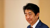 Japan's Prime Minister Shinzo Abe attends the APEC Economic Leaders' Meeting in Danang, Vietnam November 11, 2017. REUTERS/Jorge Silva/File Photo