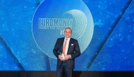 Bassel Gamal, QIB Group CEO during the award ceremony.