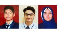 From left: Aswin Arunkumar, Mohamed Anas Ezzuddin, and Syeda Maksuda Jahan