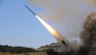 The Ground Force under the Eastern Theatre Command of China's People's Liberation Army (PLA) conducts a long-range live-fire drill into the Taiwan Strait, from an undisclosed location in this handout released on August 4, 2022. (Eastern Theatre Command/Handout via REUTERS) 
