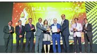 Officials during the award ceremony.