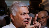 File Photo: President Ranil Wickremesinghe speaks to media as he leaves a Buddhist temple, amid the country's economic crisis, in Colombo, Sri lanka, July 20, 2022. (REUTERS/ Dinuka Liyanawatte)