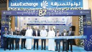 Officials during the opening of the 250th branch of LuLu Financial Holdings in Dubai’s Silicon Central Mall.