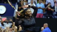 Serena Williams of the US celebrates after winning her US Open second round match against Estonia's Anett Kontaveit at Flushing Meadows, New York, on August 31, 2022.  REUTERS/Mike Segar