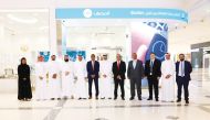 QIB officials during the opening of the new branch at Place Vendôme Qatar, recently. 